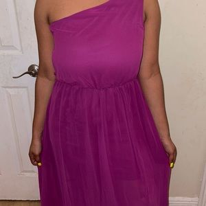 Violet purplish dress